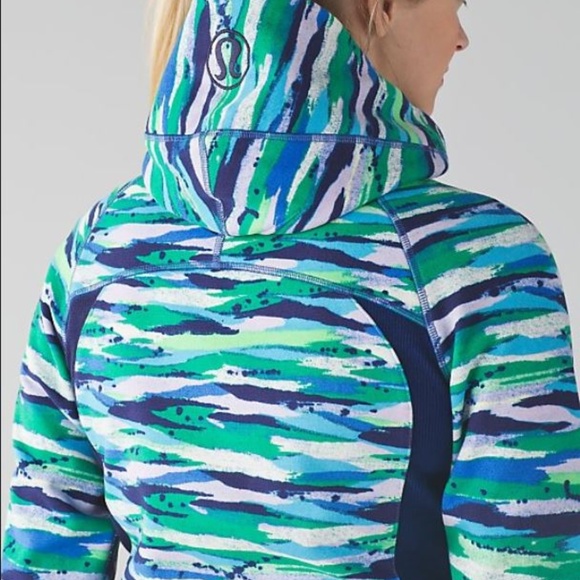 lululemon athletica Tops - Lululemon Scuba Hoodie III 10 Seven Wonders Fleece